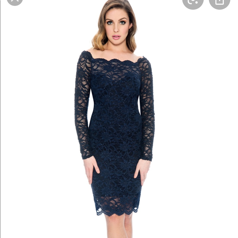 Decode 1.8 Black Lace Overlay Dress Size 18W NWOT